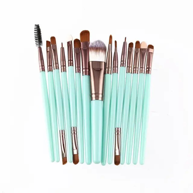 15pcs Makeup Brush Set