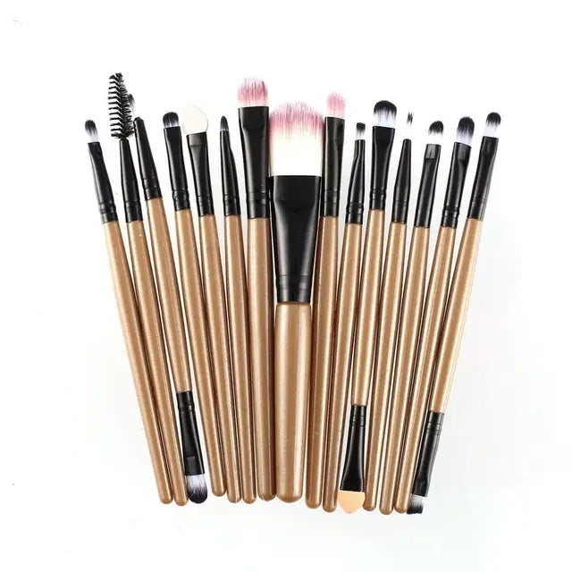 15pcs Makeup Brush Set