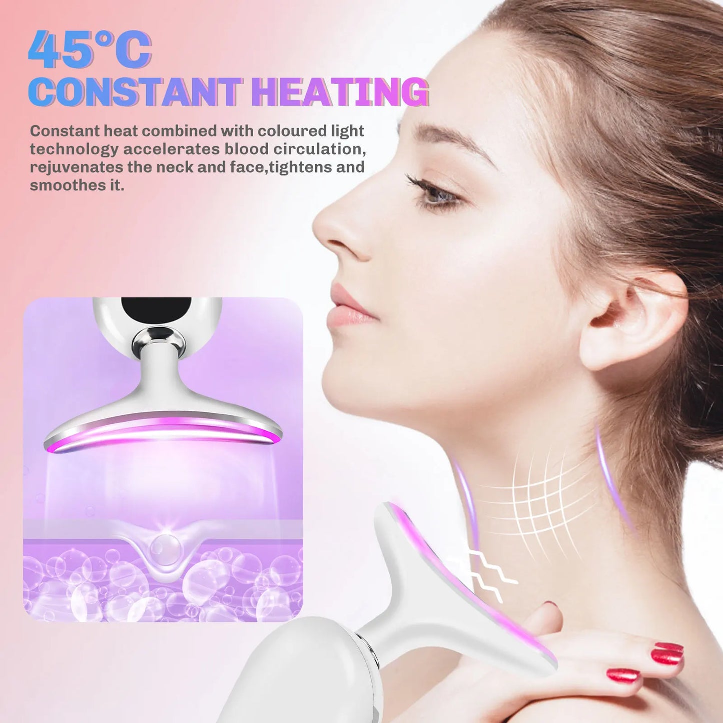 Neck & Face Therapy LED Massager