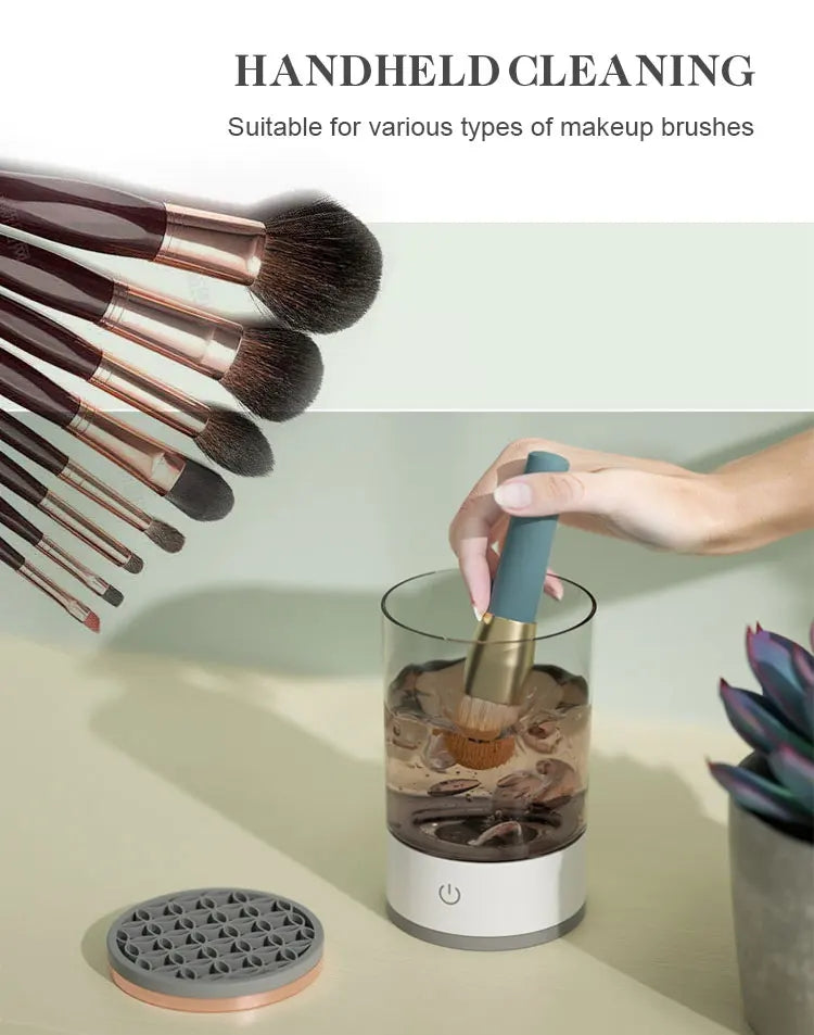 3 in 1 Automatic makeup brush cleaner