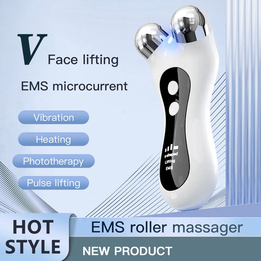 EMS Face Slimming & Lifting Roller Massager